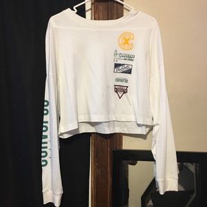 Converse crop top